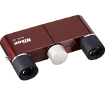Бинокль Nikon 4x10 DCF бургунди