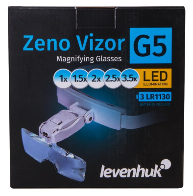 Лупа-очки Levenhuk Zeno Vizor G5 магазин Observer-msk.ru
