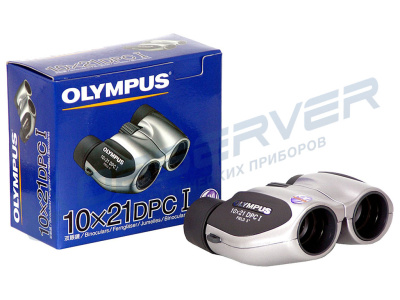 Бинокль Olympus 10x21 DPC I silver магазин Observer-msk.ru