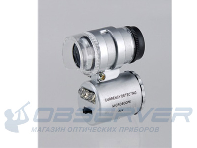 Мини микроскоп 60х магазин Observer-msk.ru