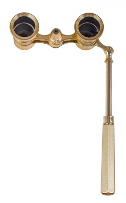 Бинокль Levenhuk Broadway 325N (золотой лорнет с подсветкой) магазин Observer-msk.ru