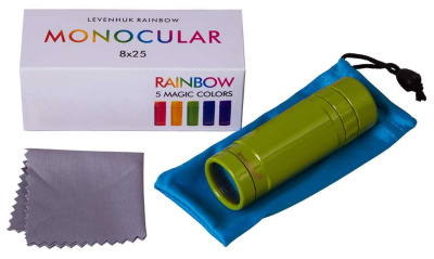 Монокуляр Levenhuk Rainbow 8x25 Lime магазин Observer-msk.ru