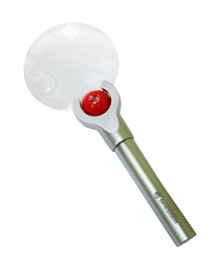 Лупа Bresser 2,5x/4x, 88 мм, LED, металл магазин Observer-msk.ru
