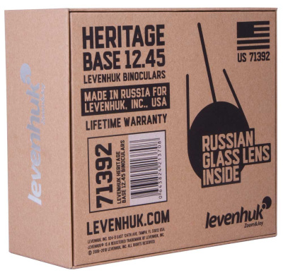 Бинокль Levenhuk Heritage BASE 12x45 магазин Observer-msk.ru