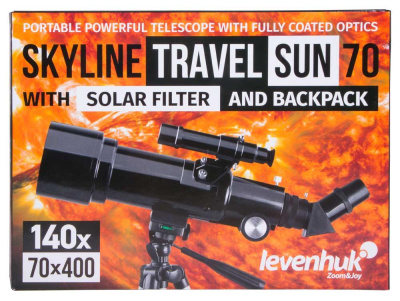 Телескоп Levenhuk Skyline Travel Sun 70 магазин Observer-msk.ru