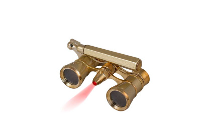 Бинокль Levenhuk Broadway 325N (золотой лорнет с подсветкой) магазин Observer-msk.ru