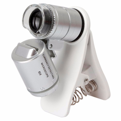 Карманный микроскоп 60х с зажимом магазин Observer-msk.ru