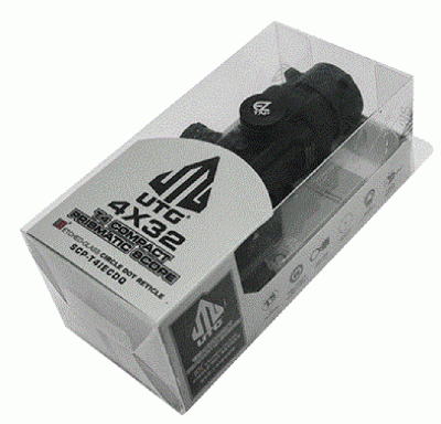 Прицел LEAPERS Prism T4 CQB 4X32 крон. на Weaver, сетка Circle Dot
