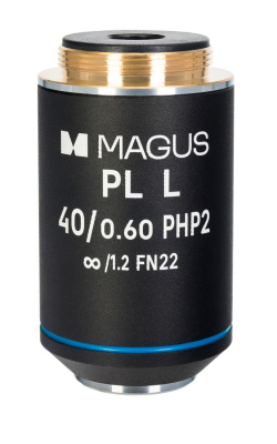 Объектив MAGUS 40HP 40х/0,60 Plan L фазовый PHP2  ∞/1,2 WD 3,5 мм