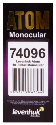 Фото Монокуляр Levenhuk Atom 10–30х30