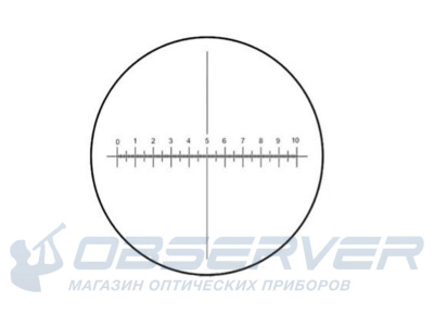 Окуляр WF10X/20 со шкалой (Стерео МС) магазин Observer-msk.ru