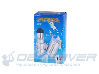 Мини микроскоп 60х магазин Observer-msk.ru