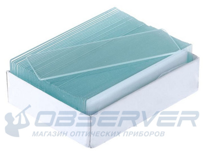Предметные стекла 1,0-1,2 мм(50шт.) магазин Observer-msk.ru