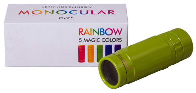 Монокуляр Levenhuk Rainbow 8x25 Lime магазин Observer-msk.ru
