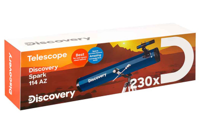 Телескоп Discovery Spark 114 AZ с книгой