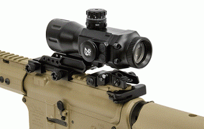 Прицел LEAPERS Prism T4 CQB 4X32 крон. на Weaver, сетка Circle Dot