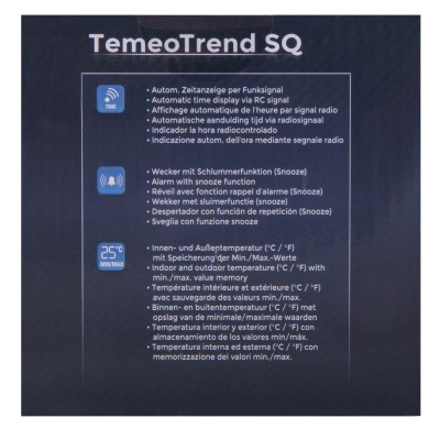 Метеостанция Bresser TemeoTrend SQ с радиоуправлением, белая магазин Observer-msk.ru