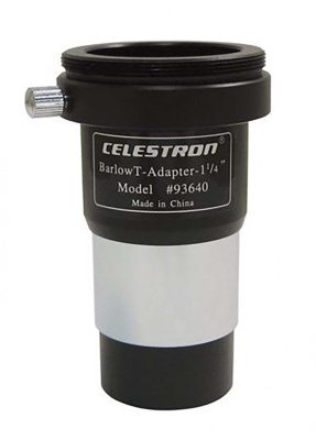 Линза Барлоу Celestron 2x с Т-адаптером, 1,25" магазин Observer-msk.ru