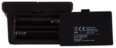 Метеостанция Bresser TemeoTrend STX с радиоуправлением, черная магазин Observer-msk.ru