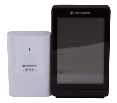 Метеостанция Bresser TemeoTrend STX с радиоуправлением, черная магазин Observer-msk.ru