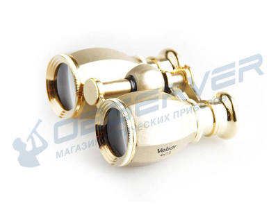 Бинокль театральный Veber Opera БГЦ 4x30, шампань магазин Observer-msk.ru