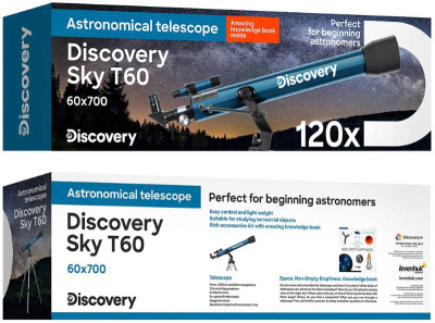 Телескоп Discovery Sky T60 с книгой